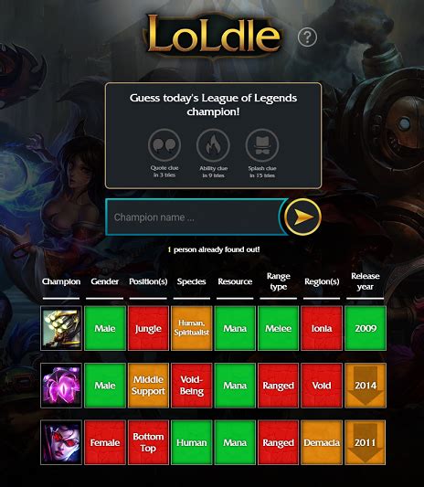 loldle lol legends